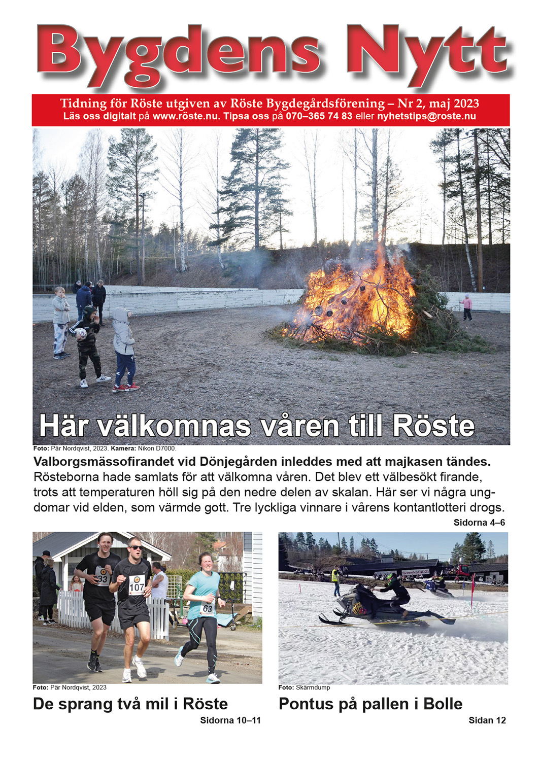 Röste.nu – Bygdens Nytt – E-tidningsetta
