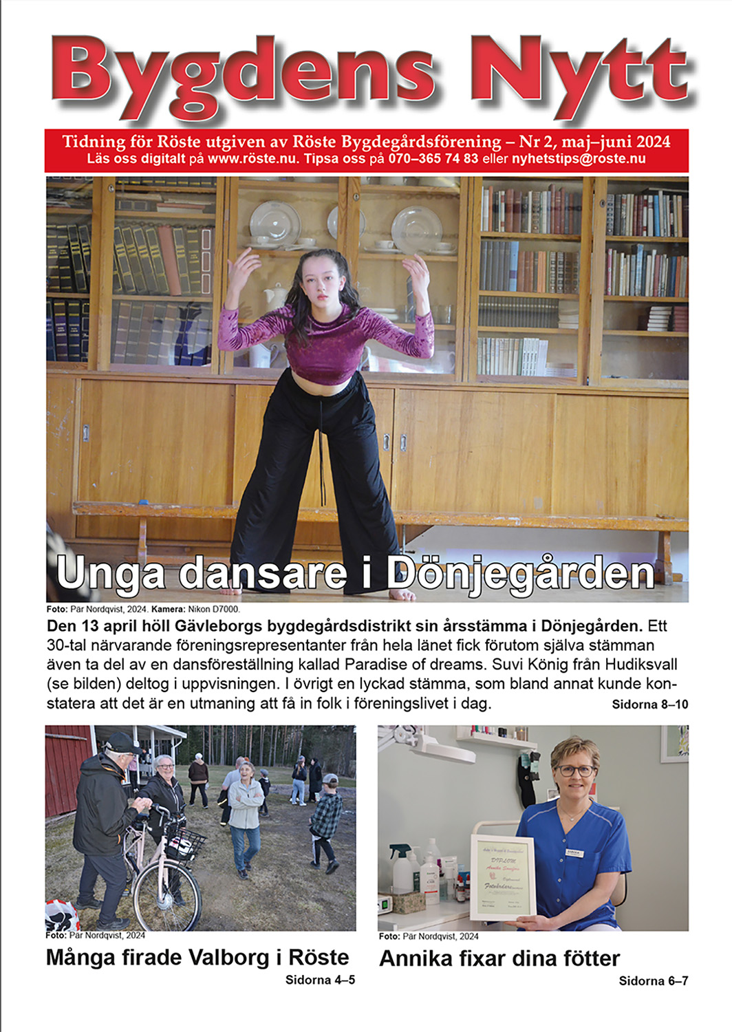 Röste.nu – Bygdens Nytt – E-tidningsetta