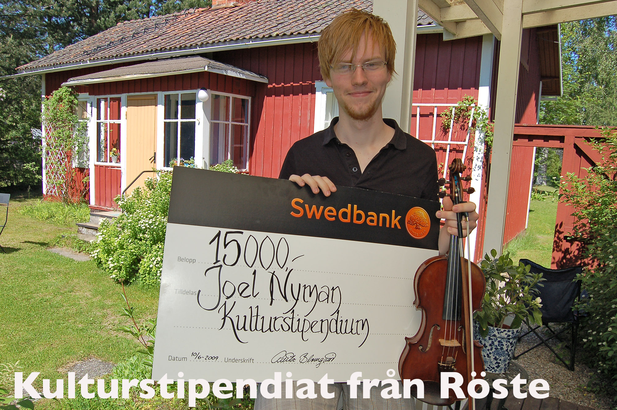 Röste.nu – Bygdens Nytt nr 3 2009 – Nyheter – Kulturstipendiat från Röste
