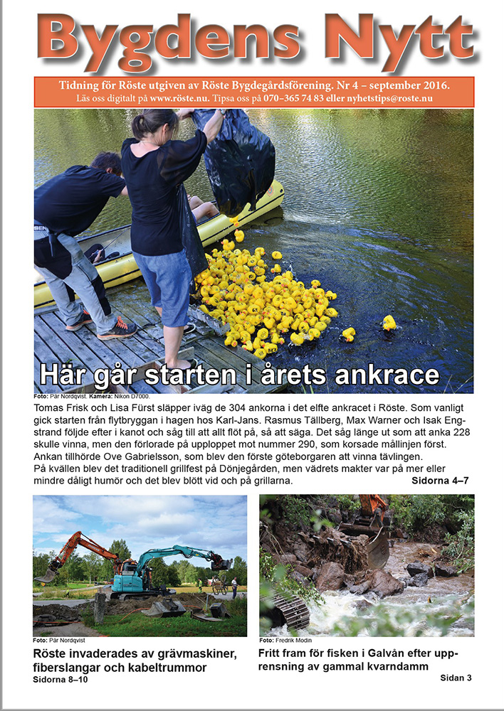 Röste.nu – Bygdens Nytts e-tidningsarkiv – Bygdens Nytt nr 4 2016 – E-tidningsetta