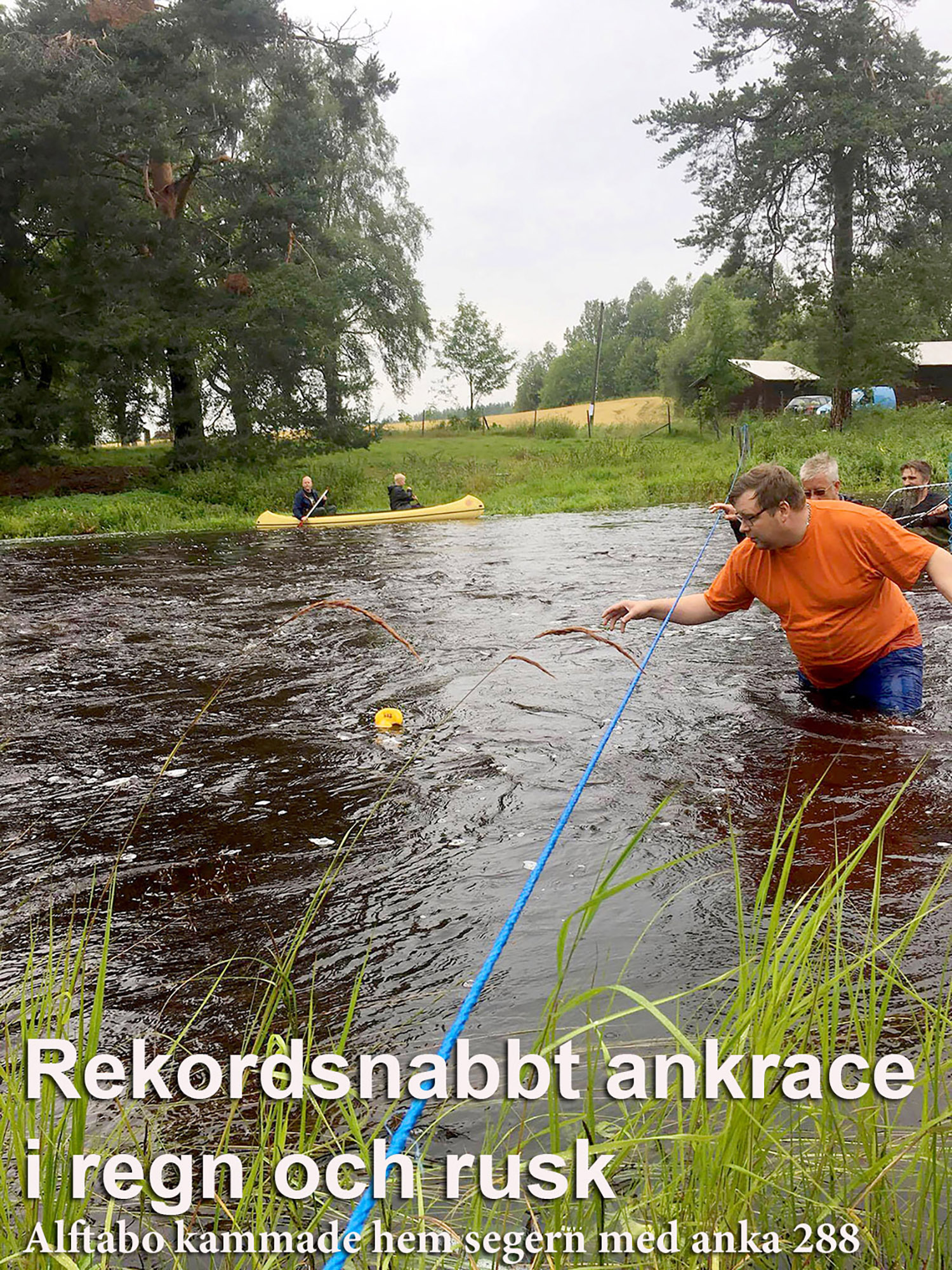 Röste.nu – Bygdens Nytt nr 4 2017 – Nyheter – Rekordsnabbt ankrace i regn och rusk