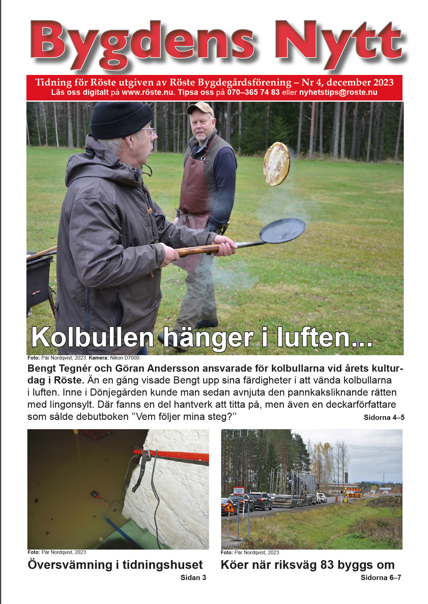 Röste.nu – Bygdens Nytt – E-tidningsetta