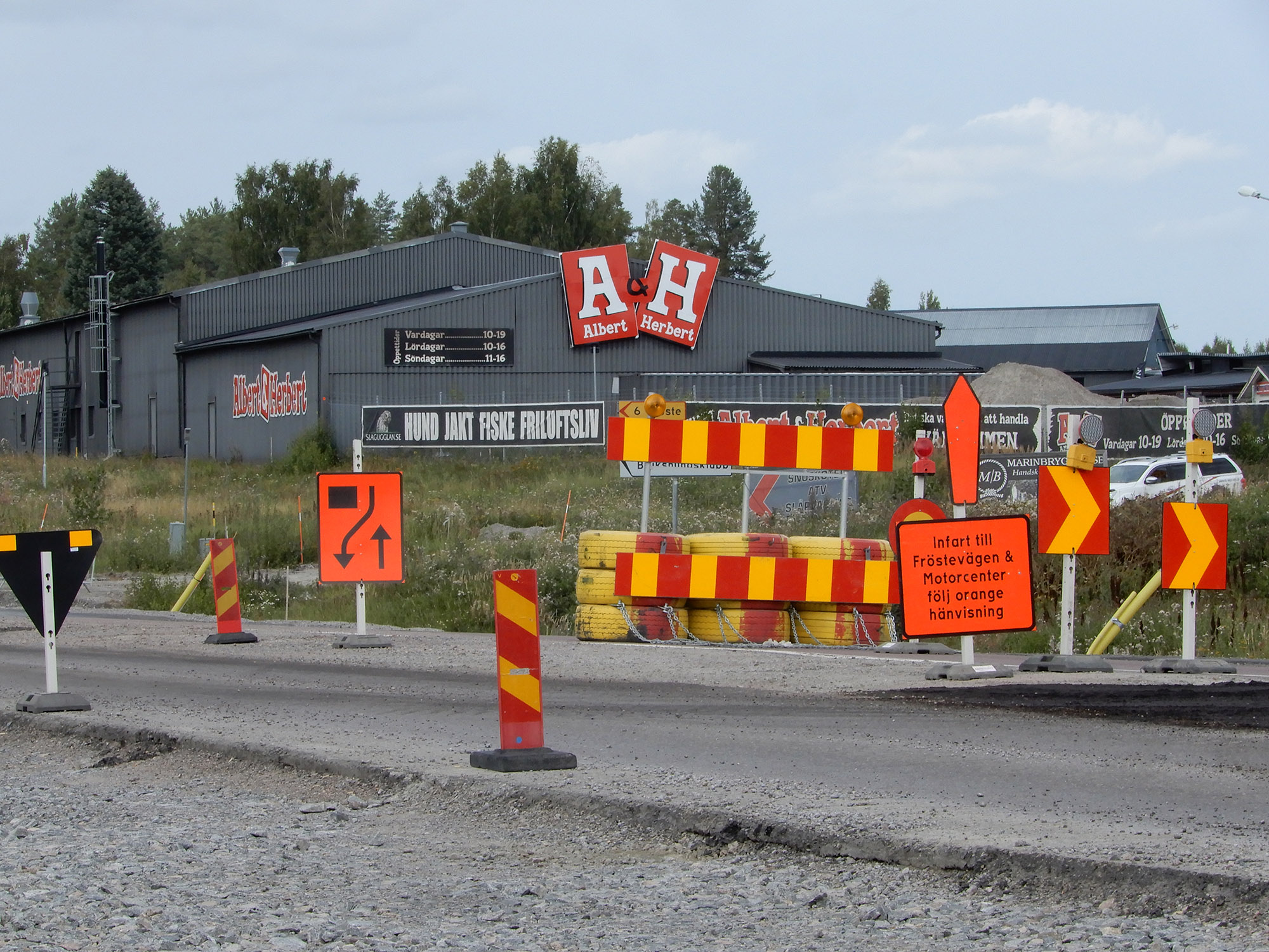 Röste.nu – Avstängt vid Albert & Herbert – trafiken leds om 2024