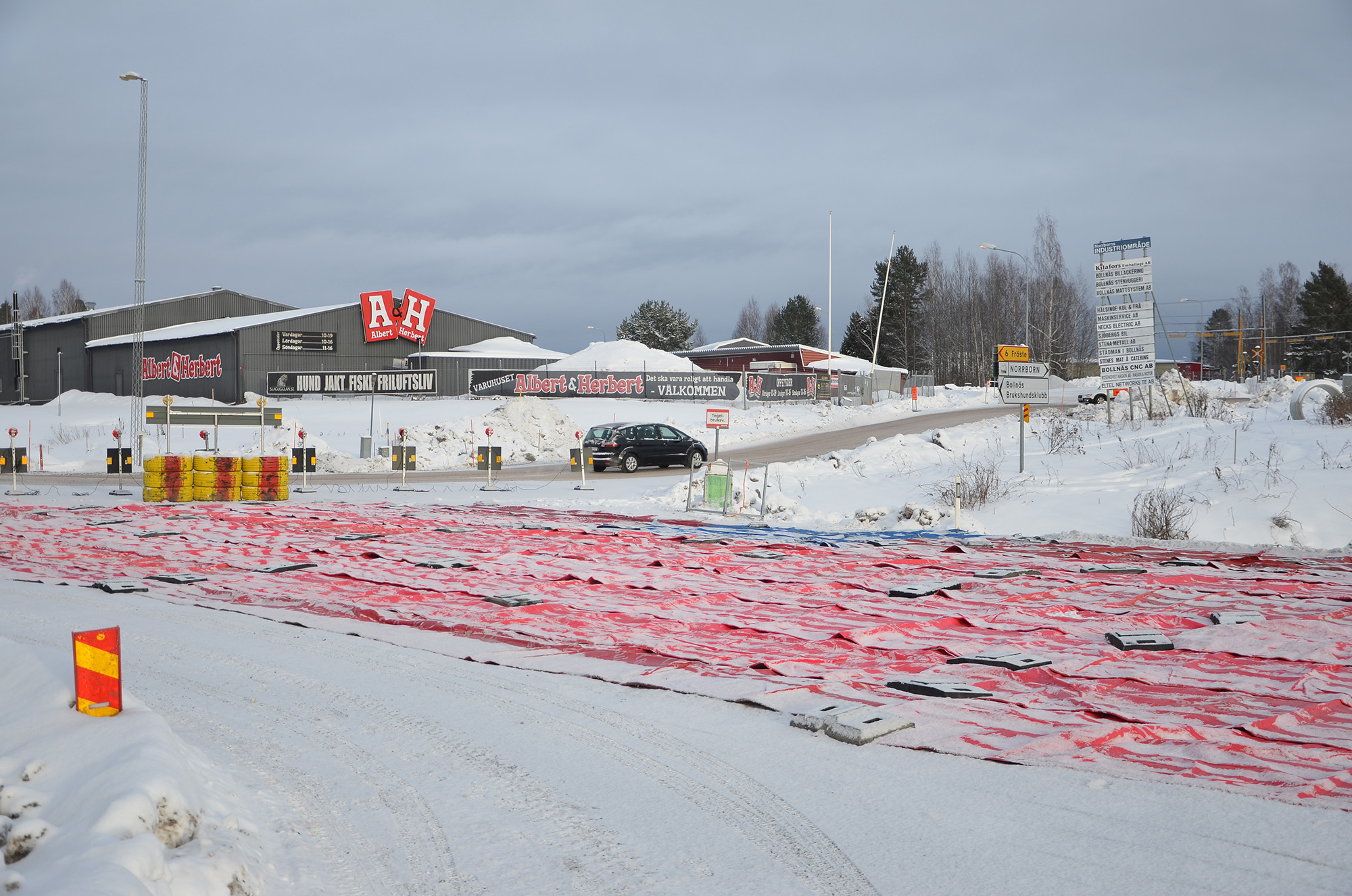 Röste.nu – Ombyggnation av riksväg 83 sträckan Bollnäs-Röste – Avstängt vid Albert & Herbert under trumbyte 2024