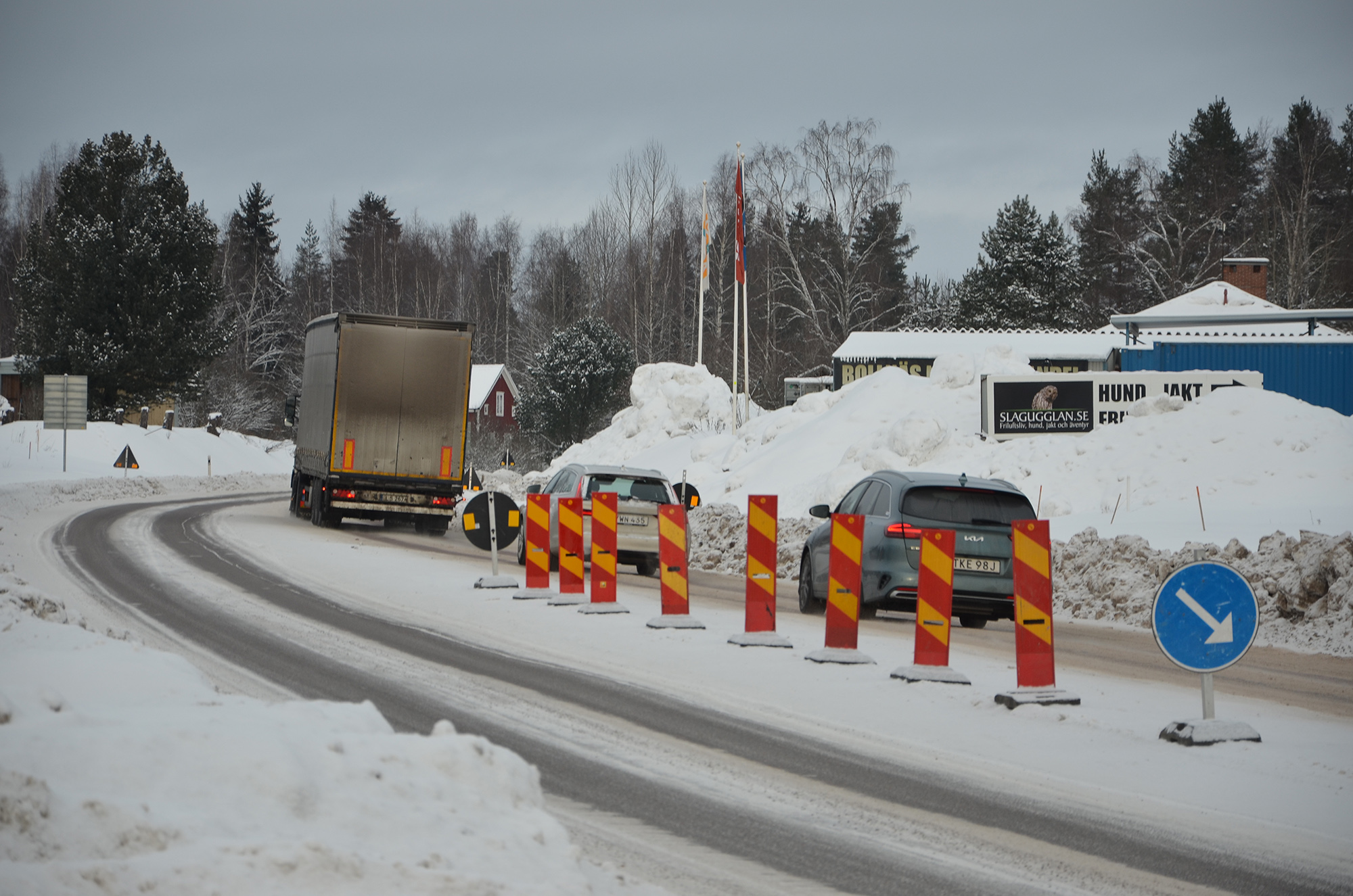 Röste.nu – Ombyggnation av riksväg 83 sträckan Bollnäs-Röste – Avstängt vid Albert & Herbert under trumbyte 2024