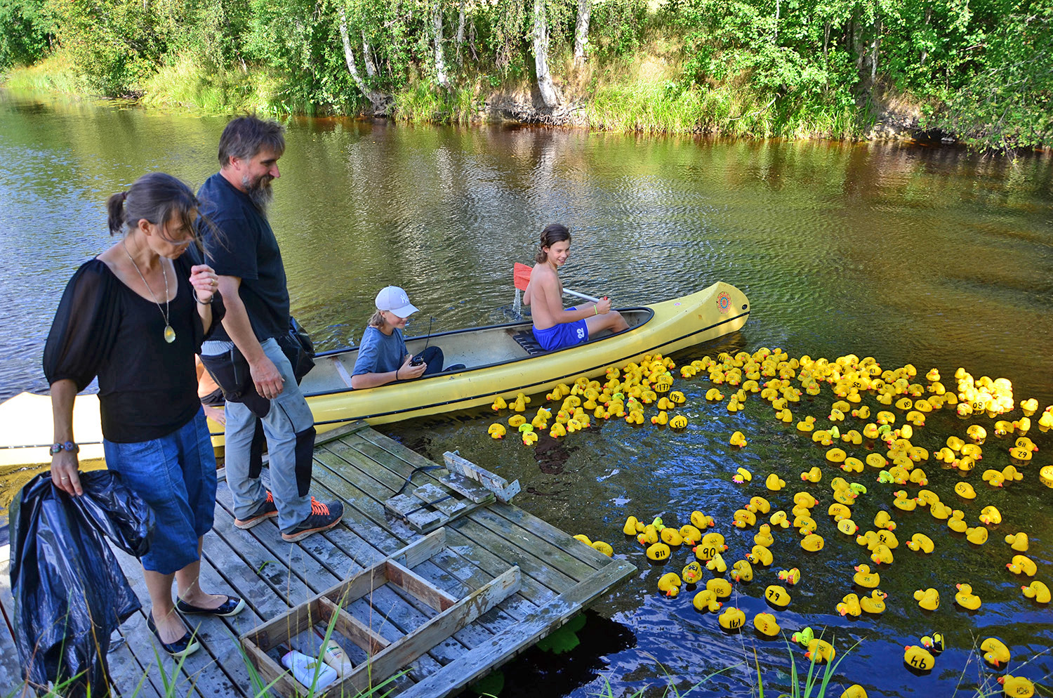 Röste.nu – Röstebilder – Ankracet i Galvån 2016