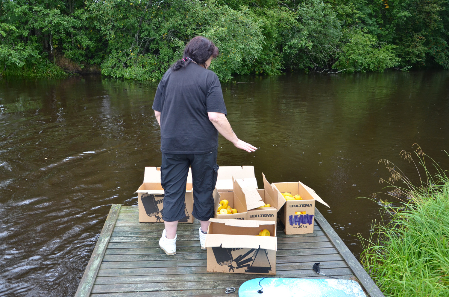 Röste.nu – Röstebilder – Historiskt blött ankrace i Galvån 2017
