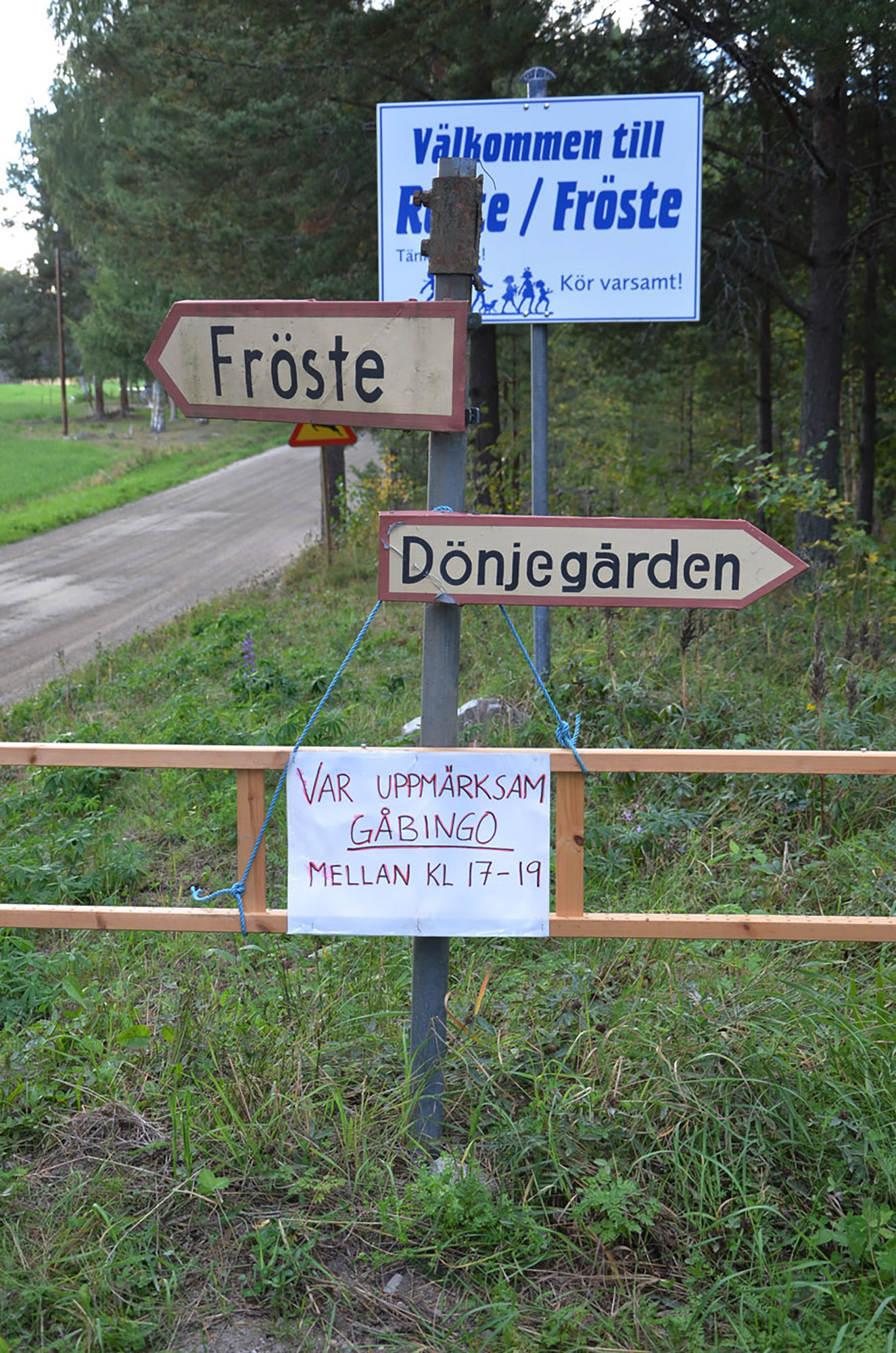 Röste.nu – Röstebilder – Gåbingo i Röste 2020 – 26 augusti