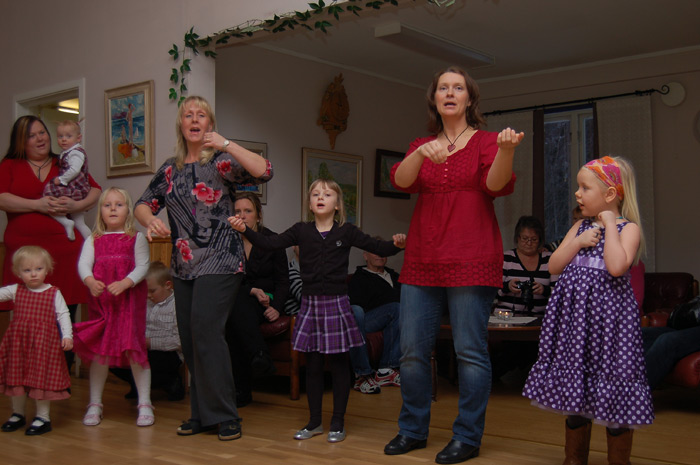 Röste.nu – Röstebilder – Julgransplundring i Dönjegården 2009