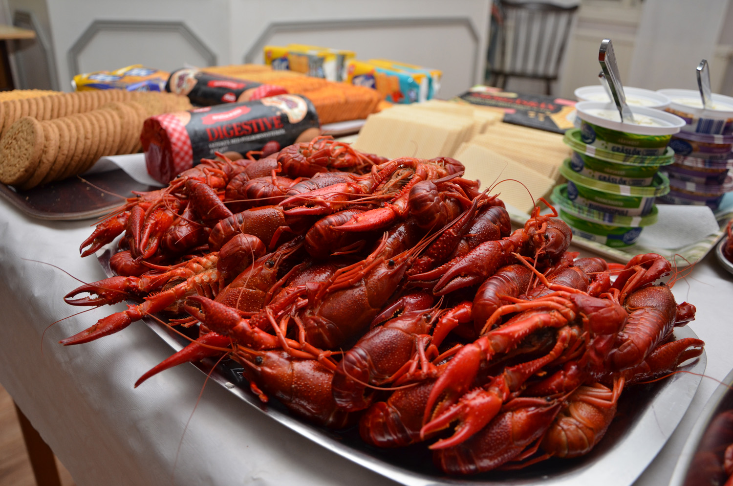 Röste.nu – Röstebilder – Kräft- och surströmmingsfest i Dönjegården 2017