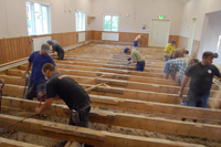 Röste.nu – Röstebilder – Så fick Dönjegården nytt golv 2010