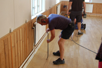 Röste.nu – Röstebilder – Så fick Dönjegården nytt golv 2010