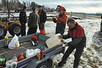 Röste.nu – Röstebilder – Uppröjning på Kalvberget 2012 efter stormen Dagmar 2011