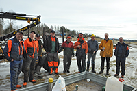 Röste.nu – Röstebilder – Uppröjning på Kalvberget 2012 efter stormen Dagmar 2011