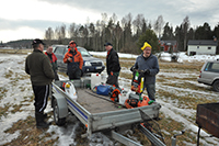 Röste.nu – Röstebilder – Uppröjning på Kalvberget 2012 efter stormen Dagmar 2011