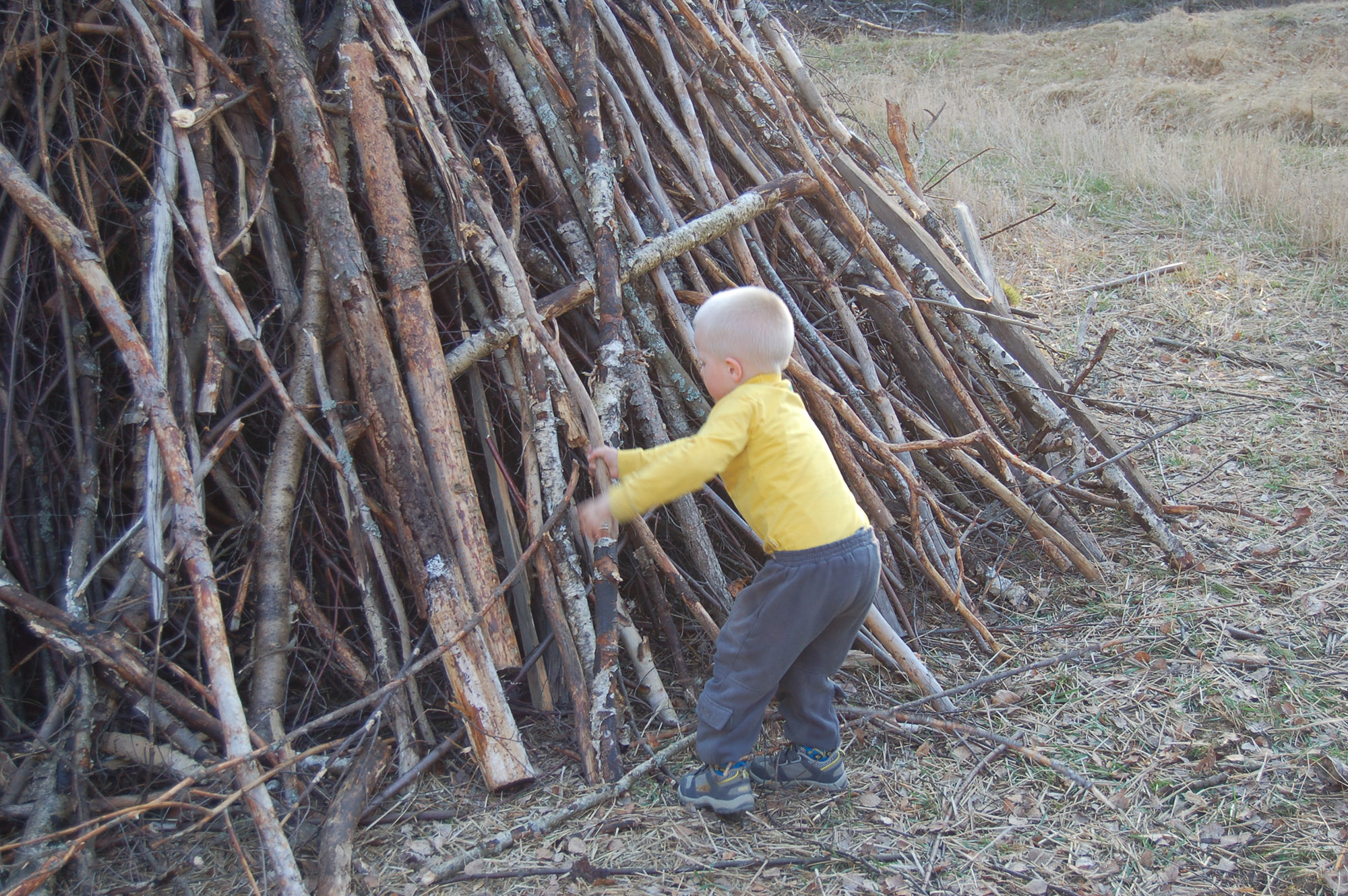 Röste.nu – Röstebilder – Förberedelser inför Valborg i Röste 2008