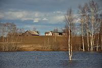 Röste.nu – Röstebilder – Våren kom med översvämning i Röste 2011